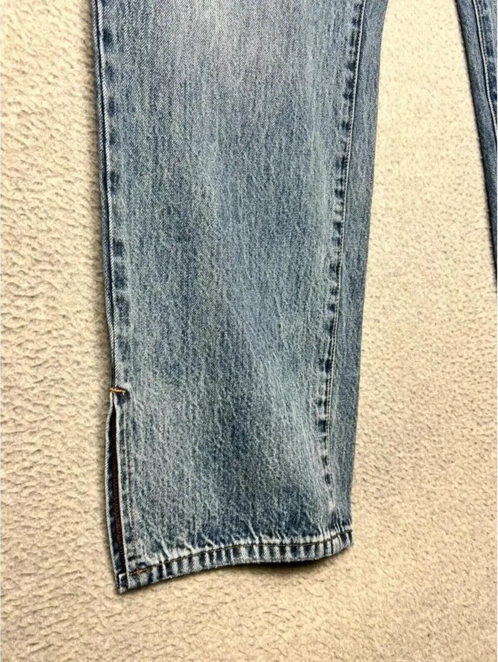 Good American Good Boy High Rise Distress Straight Leg Jeans 16 Curvy 80s